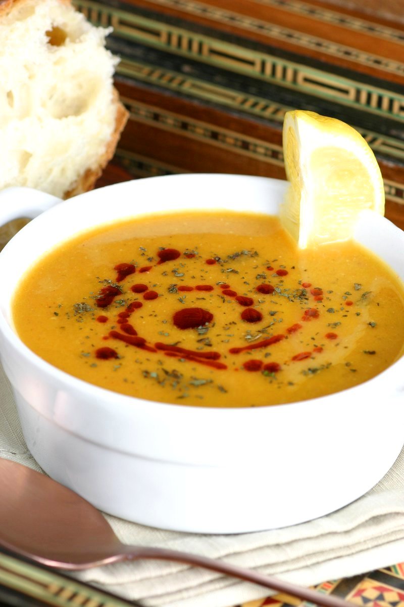 Lands & Flavors' Turkish red lentil soup