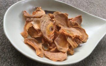 自家製柿チップ