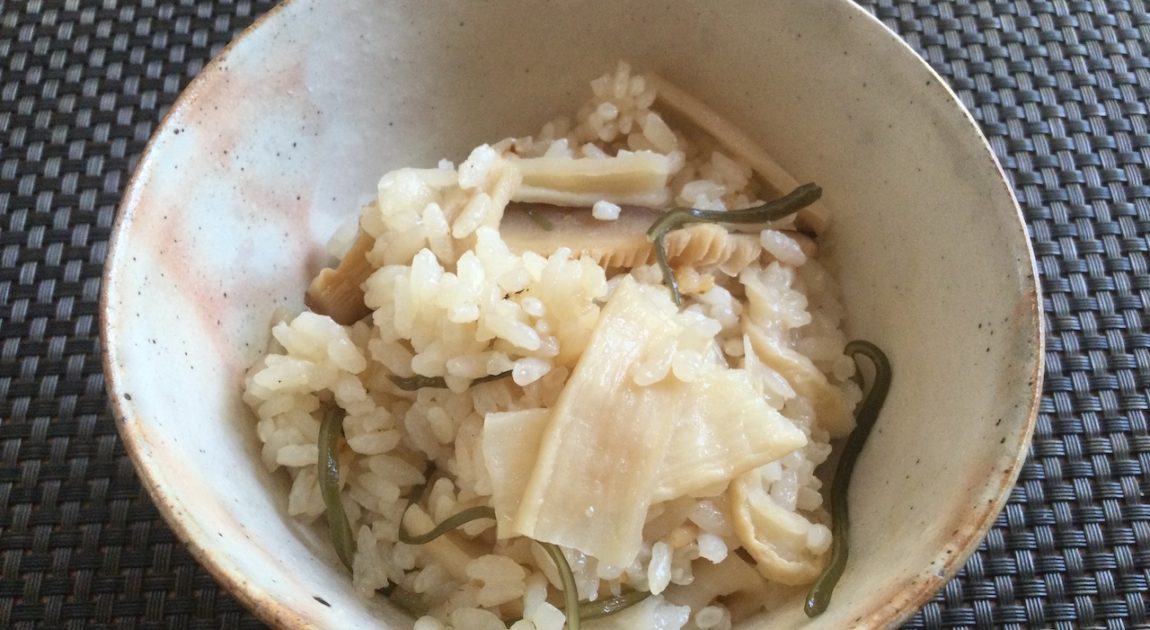 割り干し大根の炊き込みご飯