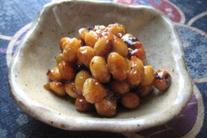 大豆のみたらし風