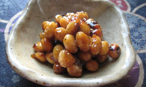 大豆のみたらし風