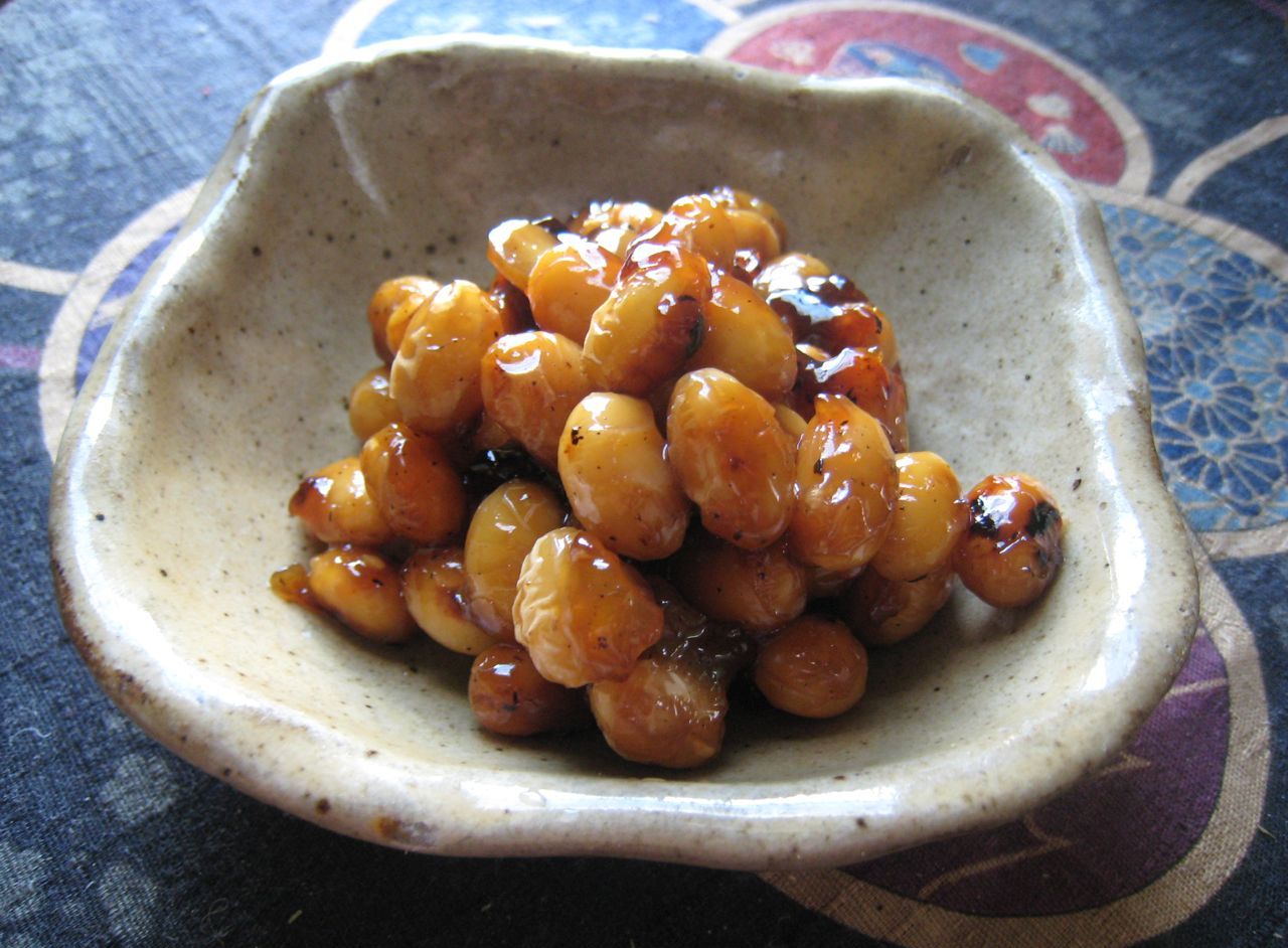 大豆のみたらし風